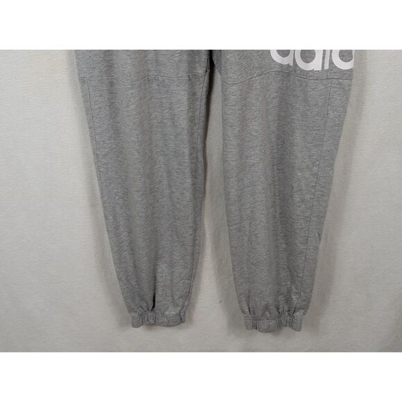 Adidas Essentials Performance Logo Track Pants Cuffed Gray Men's Size Large - Picture 4 of 14